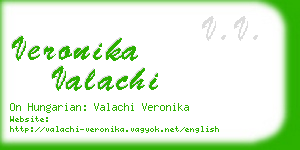 veronika valachi business card